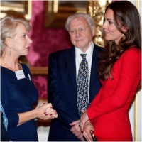 Кейт Мидълтън посрещна британски артисти в двореца